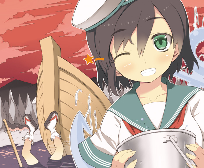onozuka komachi and murasa minamitsu (touhou) drawn by ooide_chousuke