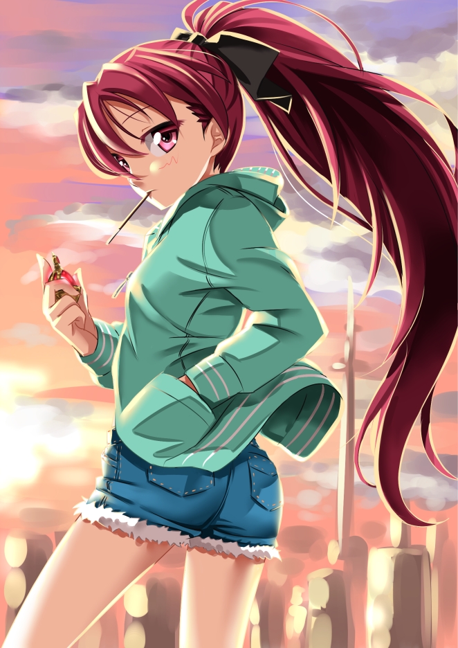 sakura kyoko (mahou shoujo madoka magica) drawn by miri_(ago550421)