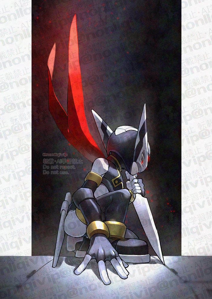 hidden phantom (mega man and 1 more) drawn by yamanashi_taiki