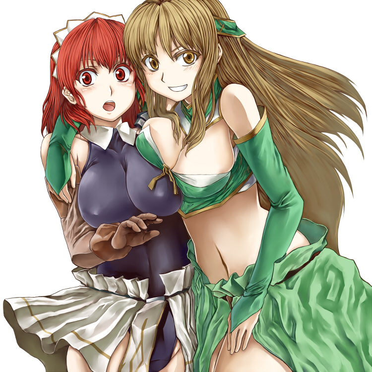 cecily cambell and aria (seiken no blacksmith) drawn by enu_(n_storage)