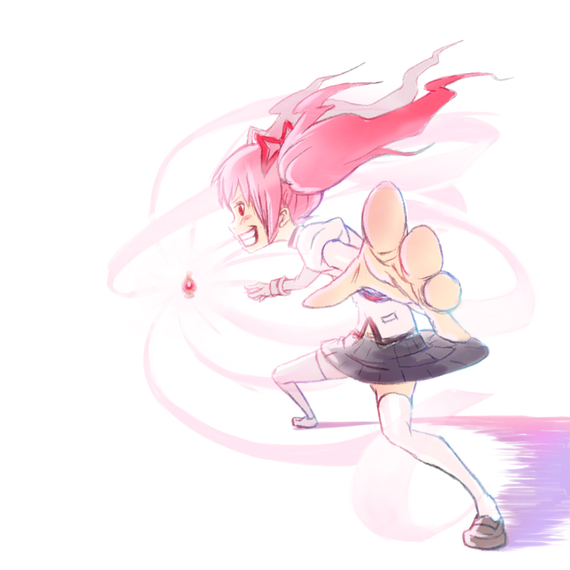 kaname madoka (mahou shoujo madoka magica) drawn by nucomas