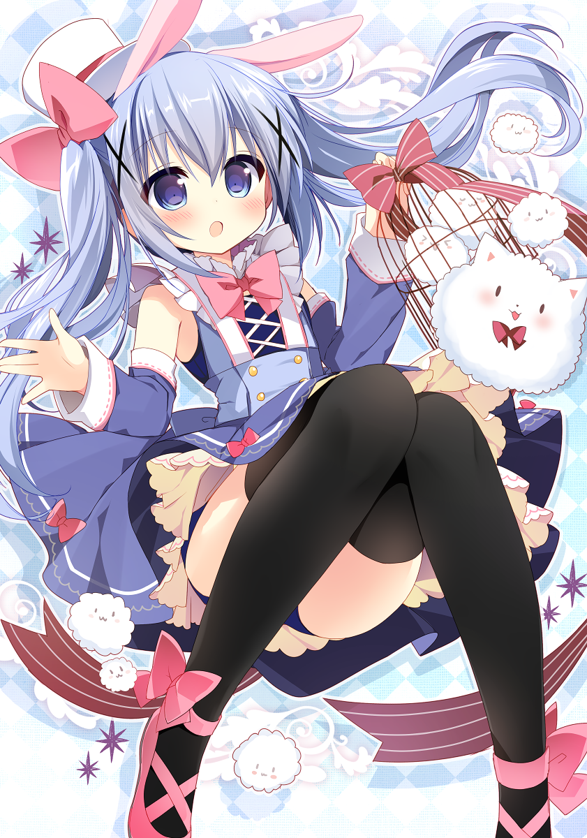 kafuu chino and tippy (gochuumon wa usagi desu ka?) drawn by nagayama_yuunon