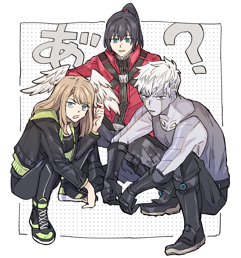 eunie, noah, and lanz (xenoblade chronicles and 1 more) drawn by sudachips