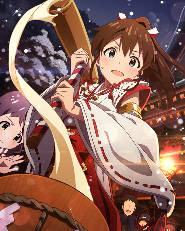makabe mizuki and satake minako (idolmaster and 1 more)