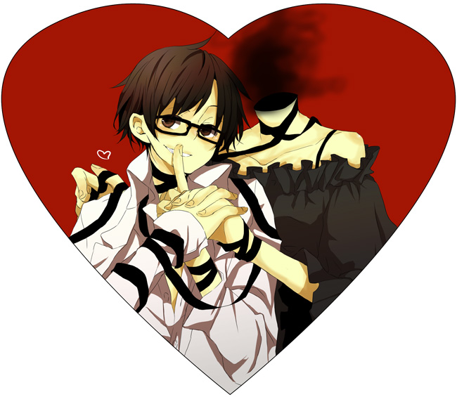celty sturluson and kishitani shinra (durarara!!) drawn by fudan