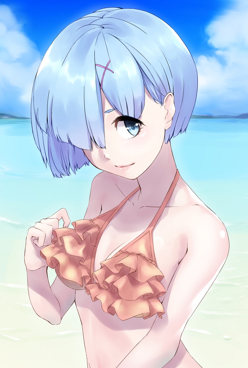 rem (re:zero kara hajimeru isekai seikatsu) drawn by snowcat.