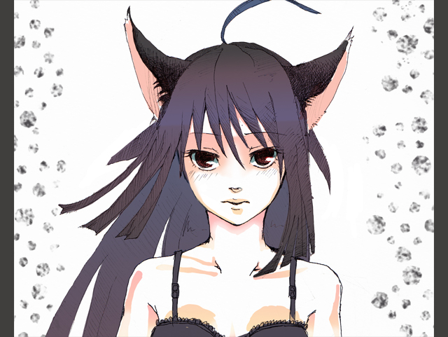 senjougahara hitagi (monogatari and 1 more)