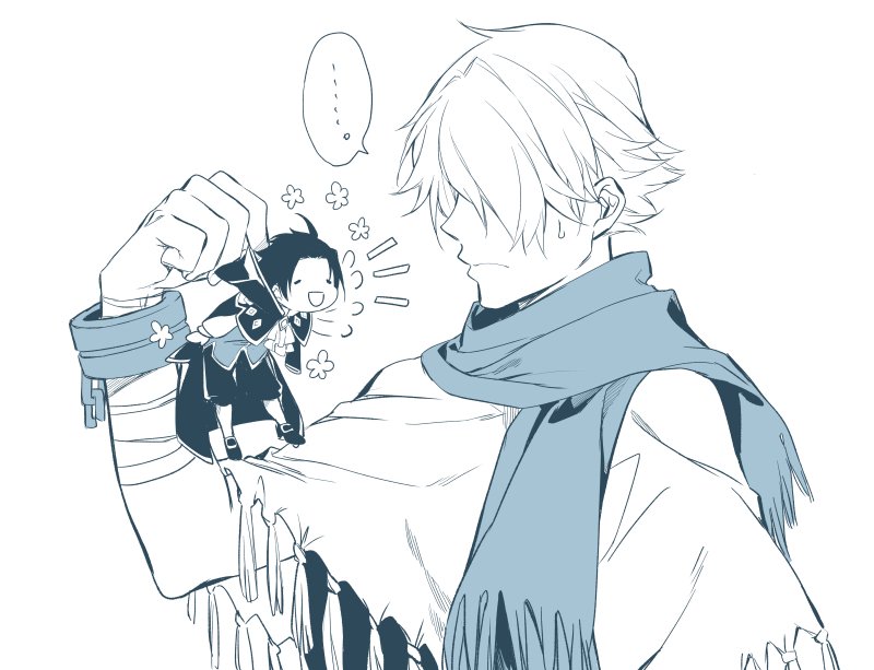 therion and cyrus albright (octopath traveler and 1 more) drawn by oboro_keisuke