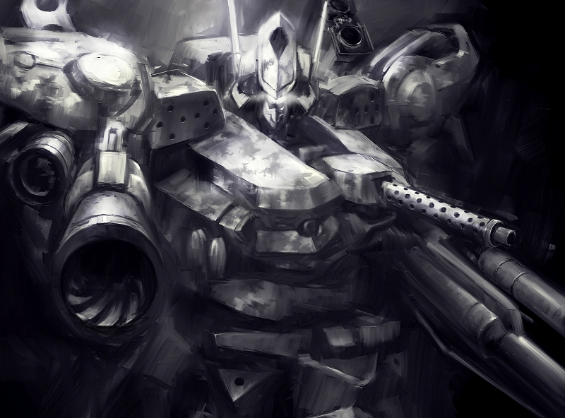 oracle and evangel (armored core and 1 more) drawn by mozuo