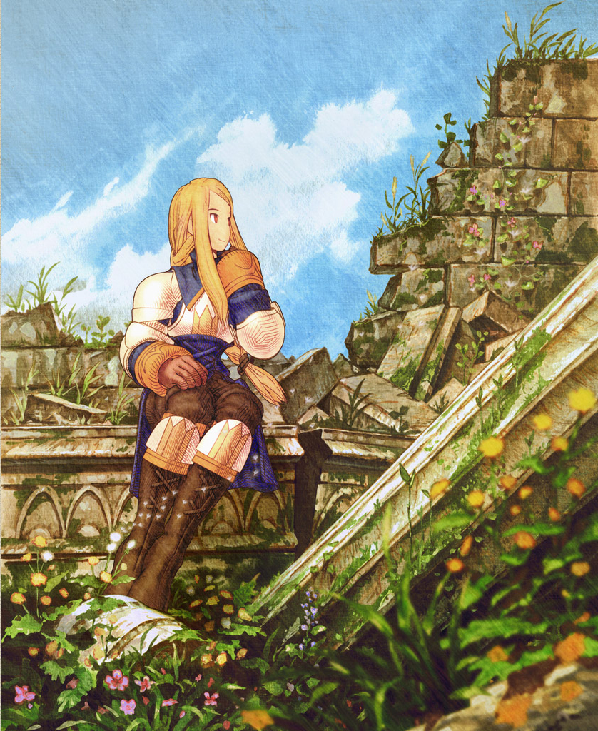 agrias oaks (final fantasy and 1 more) drawn by yoshida_akihiko
