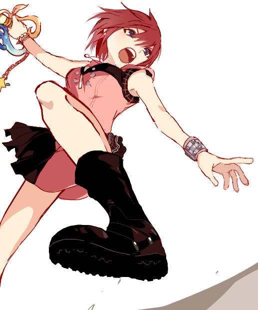 kairi (kingdom hearts and 1 more) drawn by ramochi_(auti)