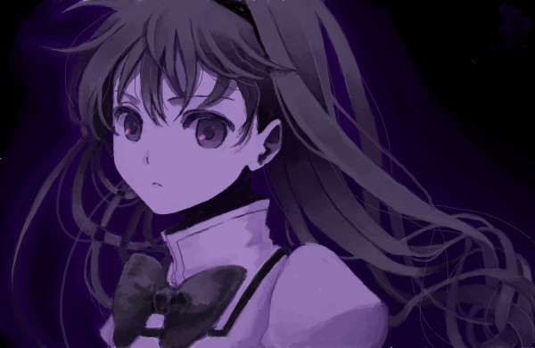 akemi homura (mahou shoujo madoka magica) drawn by riyuko3