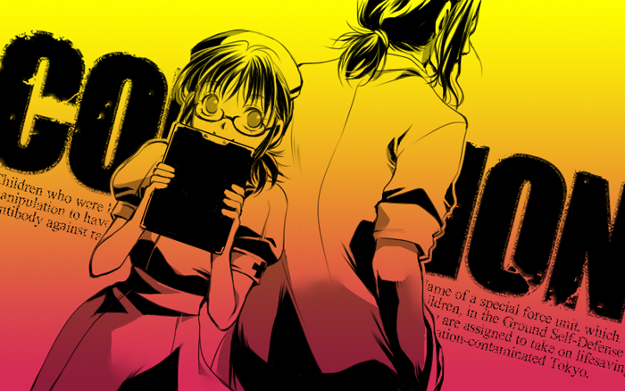 nomura taeko and asimov (coppelion) drawn by wakanu