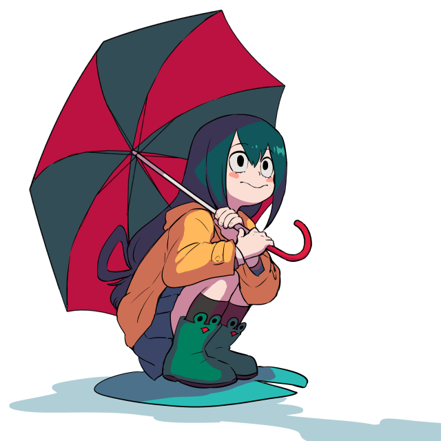 asui tsuyu (boku no hero academia) drawn by imjayu