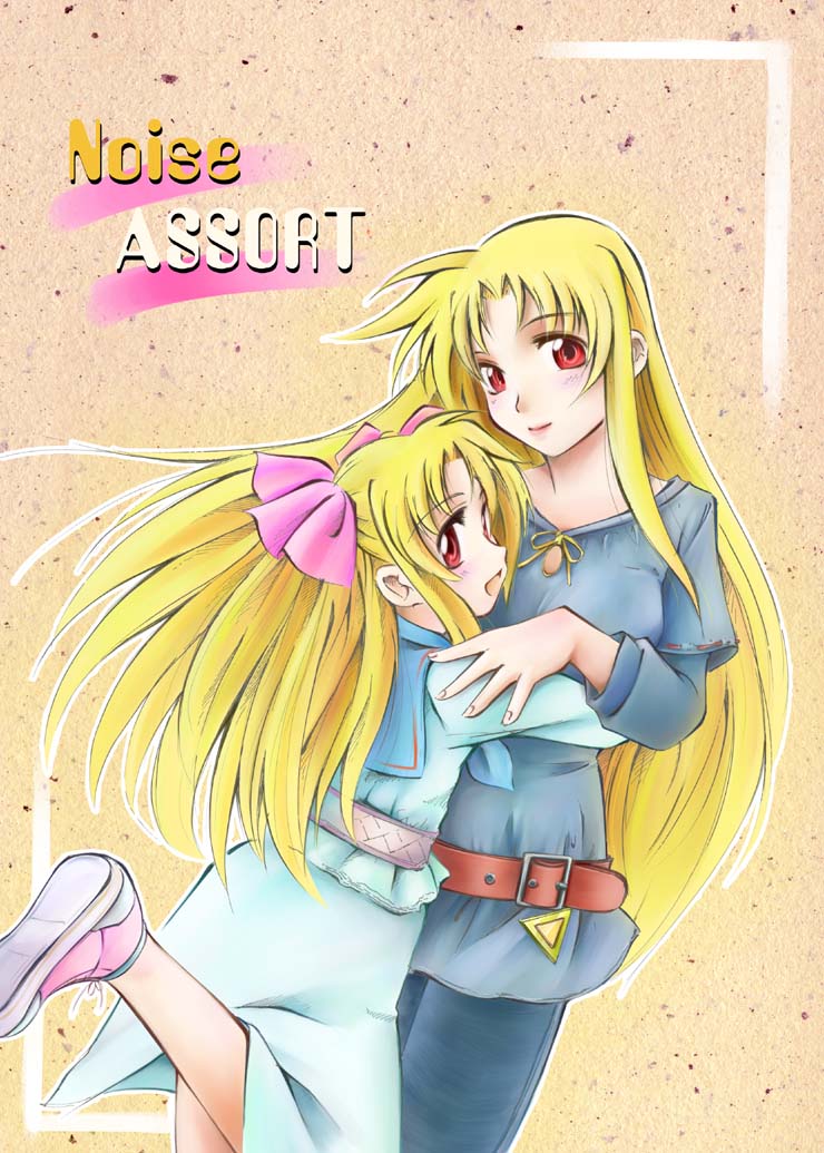 fate testarossa, bardiche, and alicia testarossa (lyrical nanoha and 1 more) drawn by jason_(kaiten_kussaku_kikou)