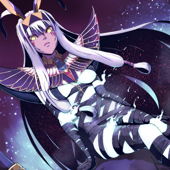 nitocris and nitocris alter (fate and 1 more) drawn by deishuu