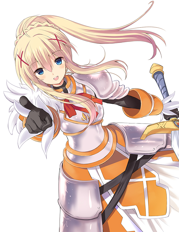 darkness (kono subarashii sekai ni shukufuku wo!) drawn by watari_masahito