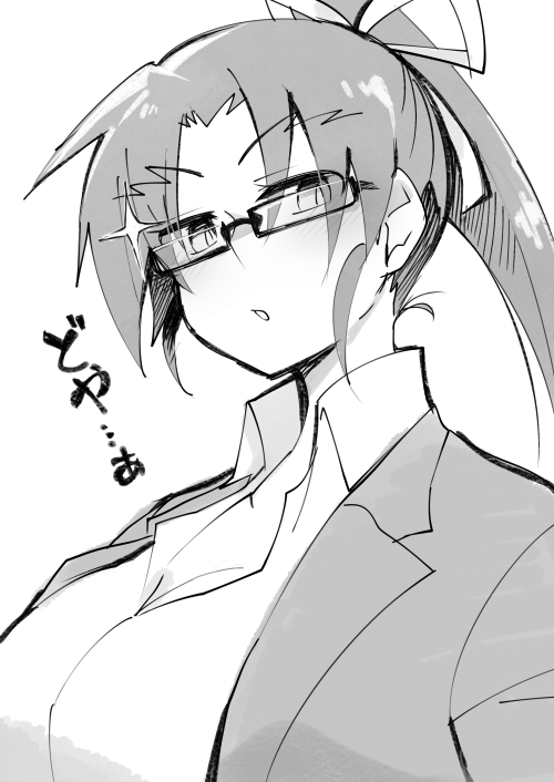 kousaka shigure (shijou saikyou no deshi ken'ichi) drawn by hannpen5500