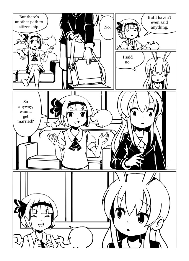 konpaku youmu and reisen udongein inaba (touhou) drawn by sixten