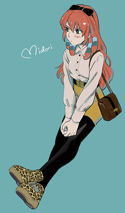 seto midori (inazuma eleven and 1 more) drawn by shimanekoken