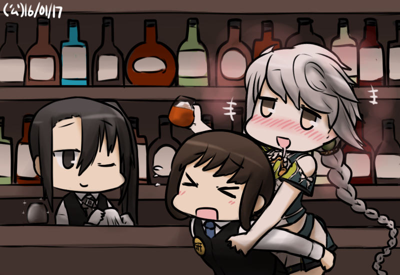 fubuki, unryuu, and nachi (kantai collection) drawn by hamu_koutarou