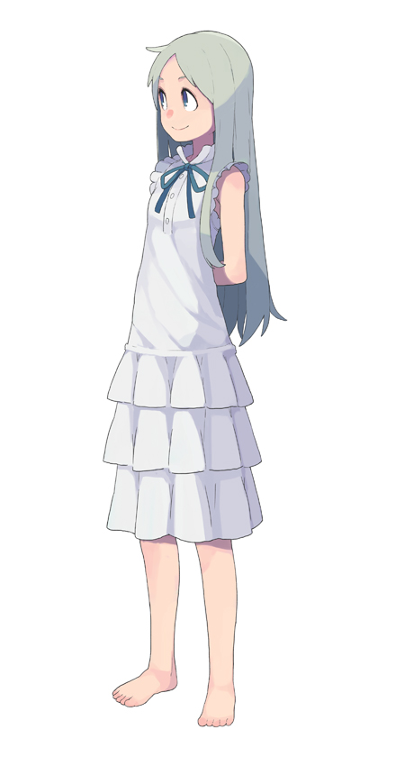 honma meiko (ano hi mita hana no namae wo bokutachi wa mada shiranai.) drawn by asamoto