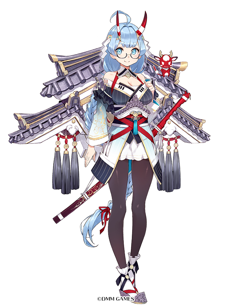 tsurushima (oshiro project:re and 1 more) drawn by fuyuno_yuuki