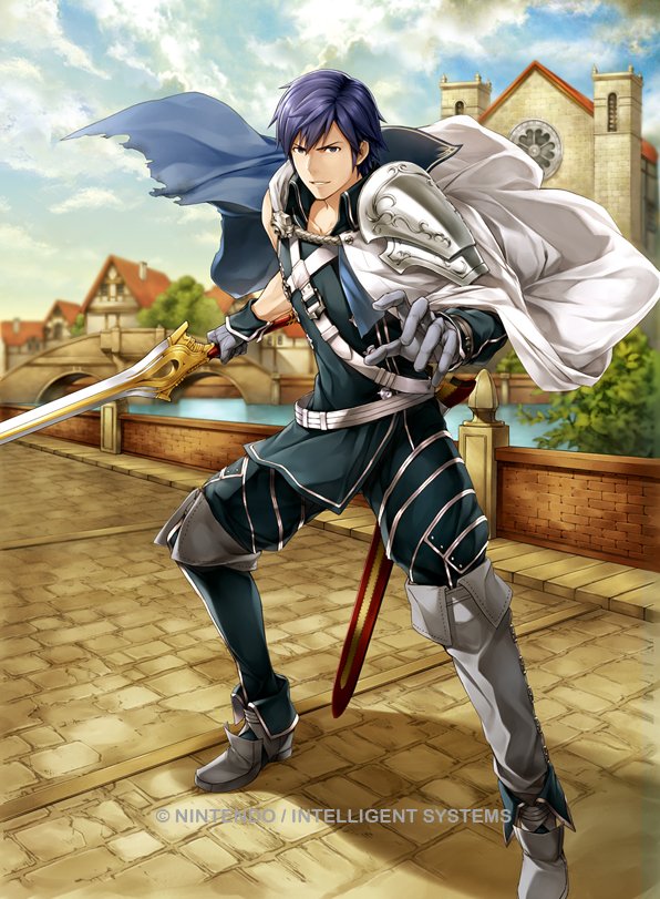 chrom (fire emblem and 2 more) drawn by yamada_koutarou