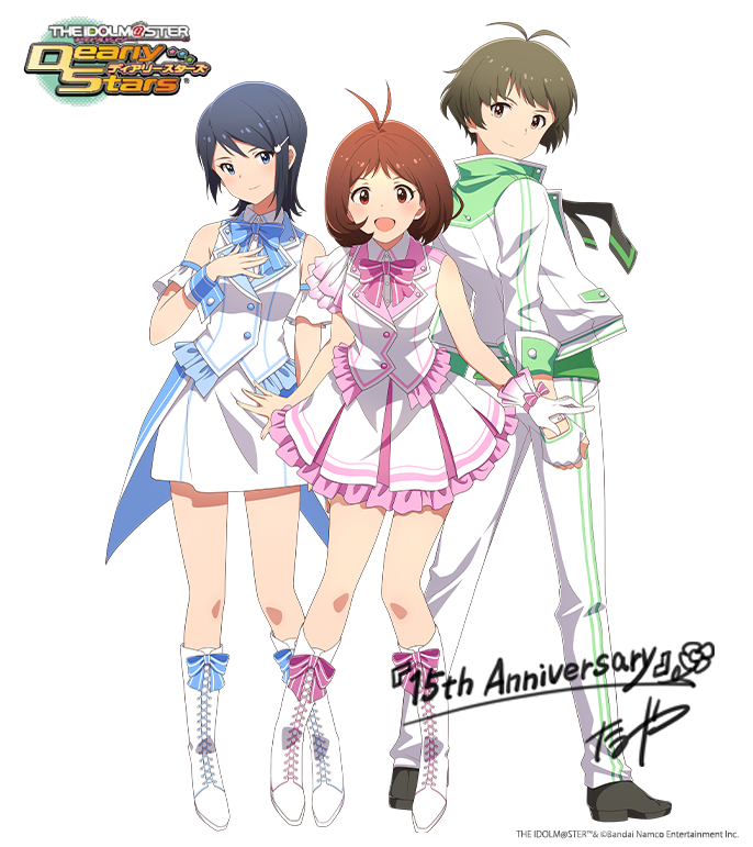 akizuki ryo, mizutani eri, and hidaka ai (idolmaster and 1 more) drawn by tamiya_kiyotaka