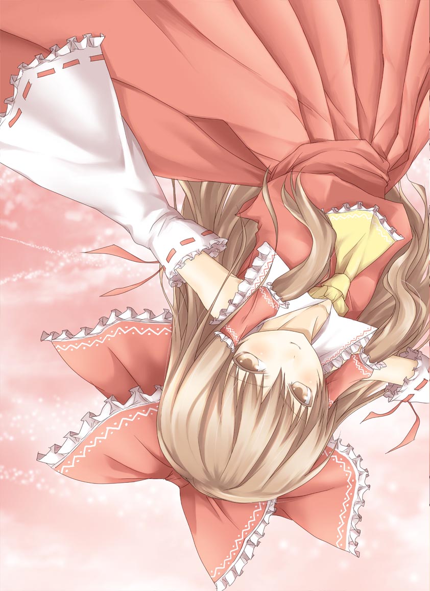 hakurei reimu (touhou) drawn by sutagu