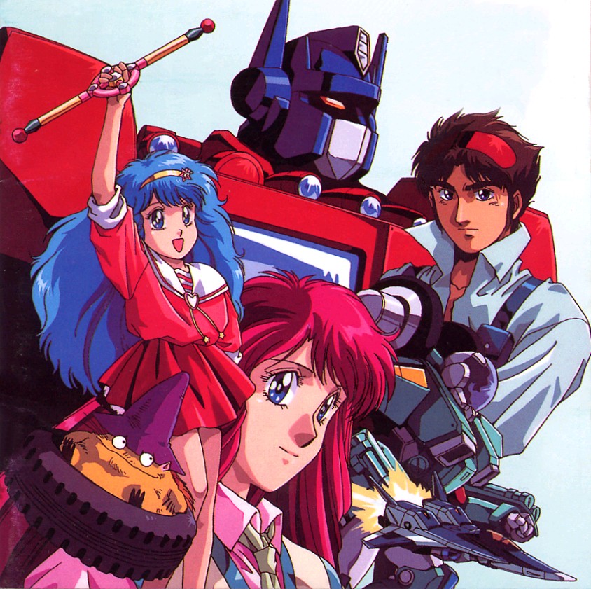optimus prime, mospeada, ride armor, persia, legioss, and 4 more (transformers and 7 more) drawn by kikuchi_michitaka