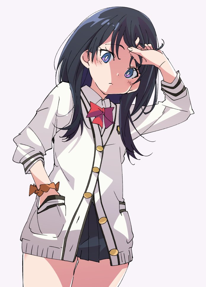 takarada rikka (gridman universe and 1 more) drawn by ixy