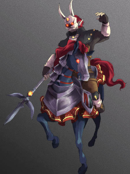 ganondorf and phantom ganon (the legend of zelda and 1 more) drawn by honcha