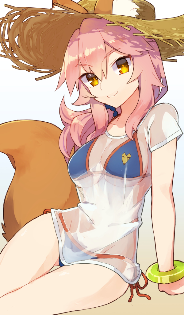 tamamo and tamamo no mae (fate and 1 more) drawn by agsen