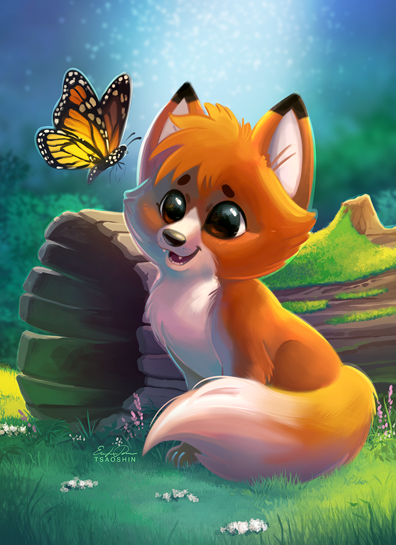 tod (the fox and the hound) drawn by eric_proctor