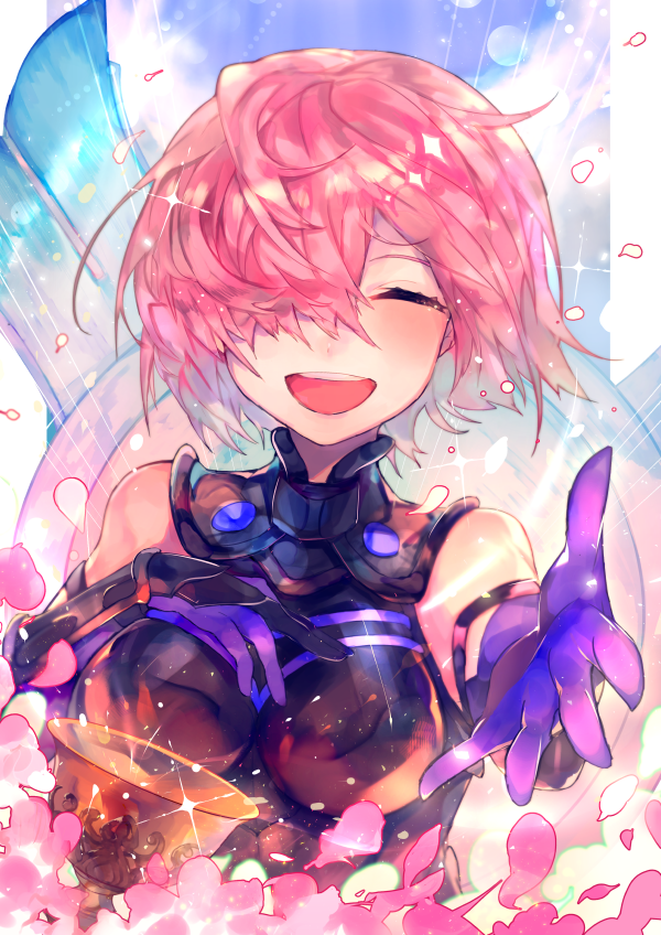 mash kyrielight (fate and 1 more) drawn by maon_(vava0210)