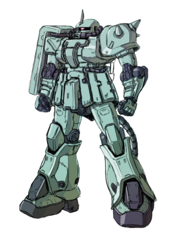 zaku ii and zaku ii f2 (gundam and 1 more) drawn by kuramochi_kyouryuu