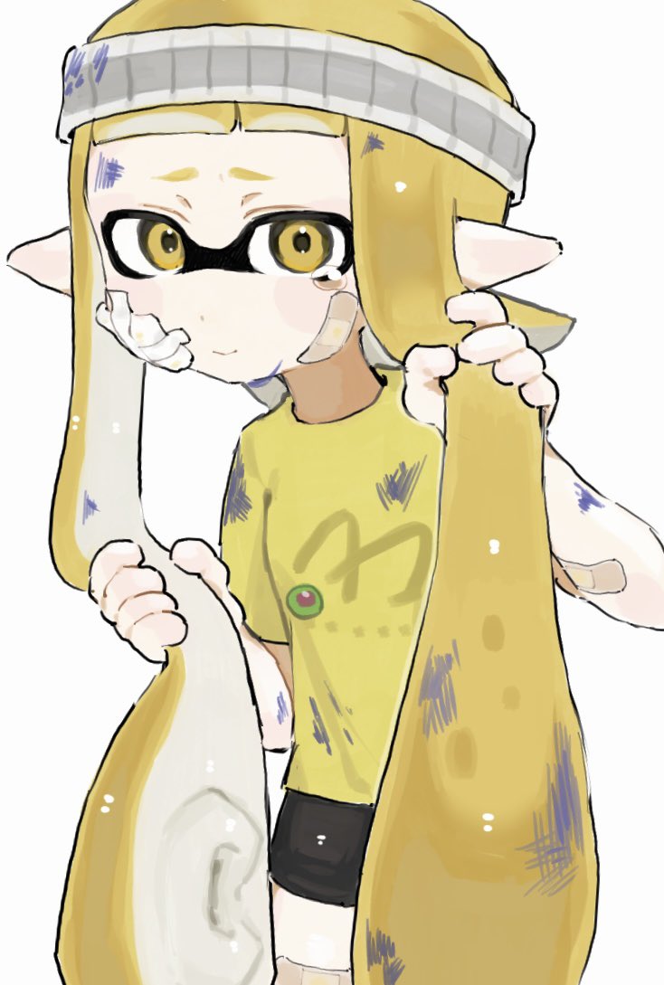 inkling player character and inkling girl (splatoon) drawn by mt38lg