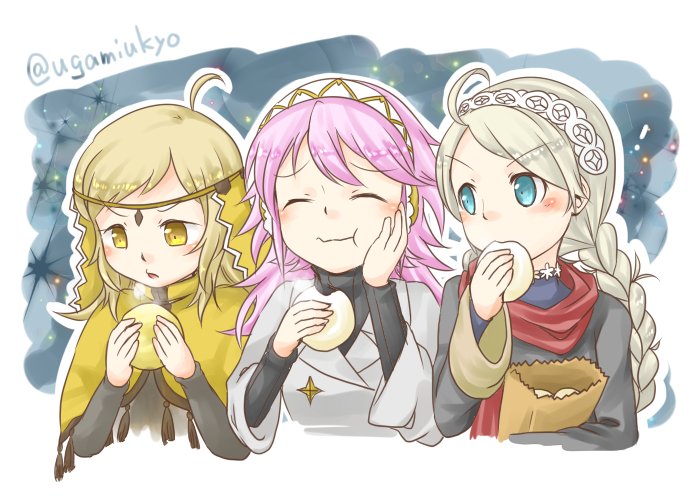 nina, ophelia, and soleil (fire emblem and 1 more) drawn by ugamiukyo