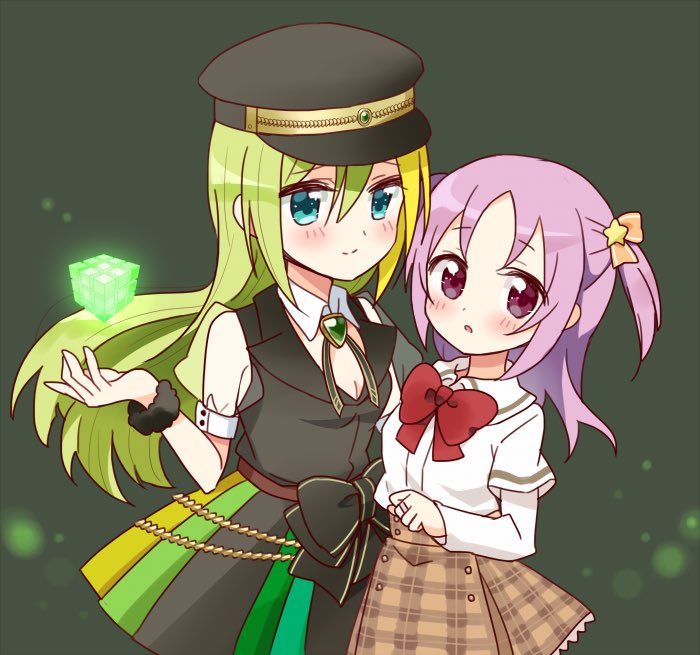 alina gray and misono karin (mahou shoujo madoka magica and 1 more) drawn by miyuara