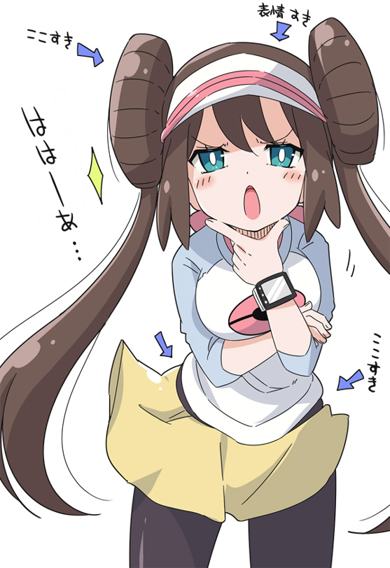 rosa (pokemon and 2 more) drawn by na!_(na'mr)