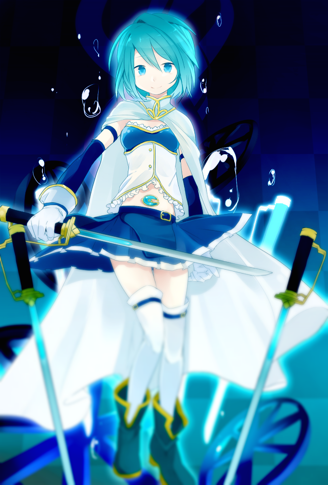 miki sayaka (mahou shoujo madoka magica) drawn by tori_(otori)