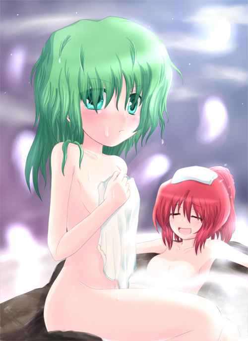 shiki eiki and onozuka komachi (touhou) drawn by mille
