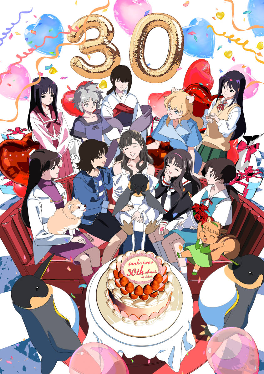 daidouji tomoyo, kurusugawa ayaka, horaki hikari, kirigoe mima, kurusugawa serika, and 5 more (neon genesis evangelion and 8 more) drawn by edoya_inuhachi