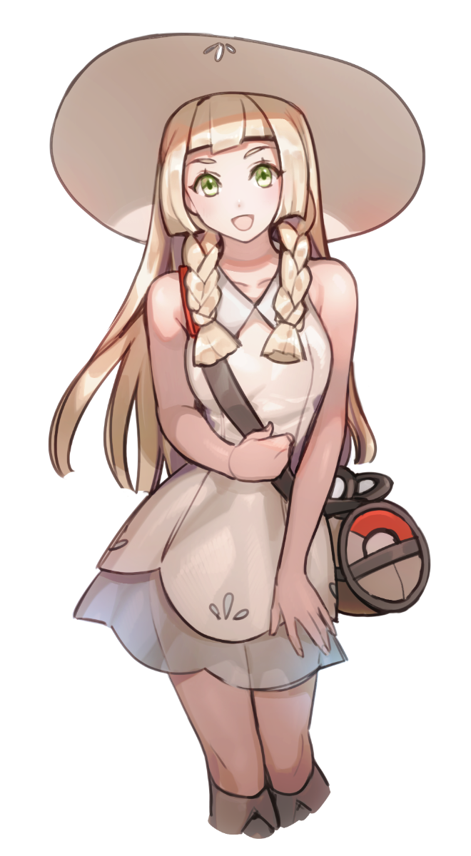 lillie (pokemon and 1 more) drawn by yurizuka_(sergeant_heart)
