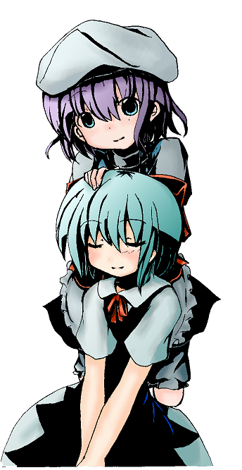 cirno and letty whiterock (touhou) drawn by shiratori_makoto