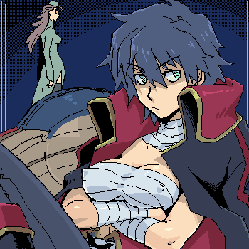 simon, boota, and garlock simon (tengen toppa gurren lagann) drawn by noritake