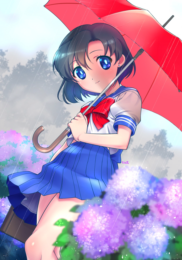 mizuno ami (bishoujo senshi sailor moon) drawn by himehachi_(hime8manga)