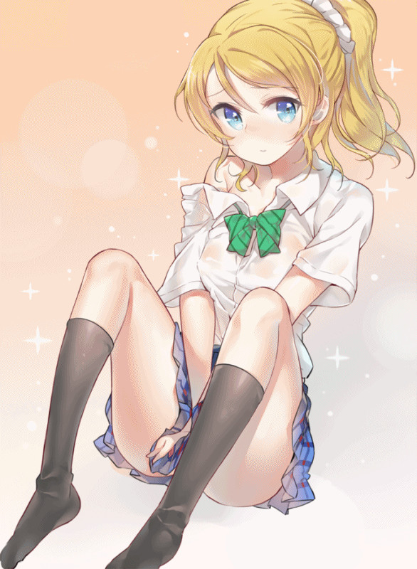 ayase eli (love live! and 1 more) drawn by yuran