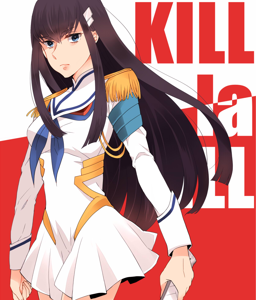 kiryuuin satsuki and junketsu (kill la kill) drawn by suzuko_(star8383)